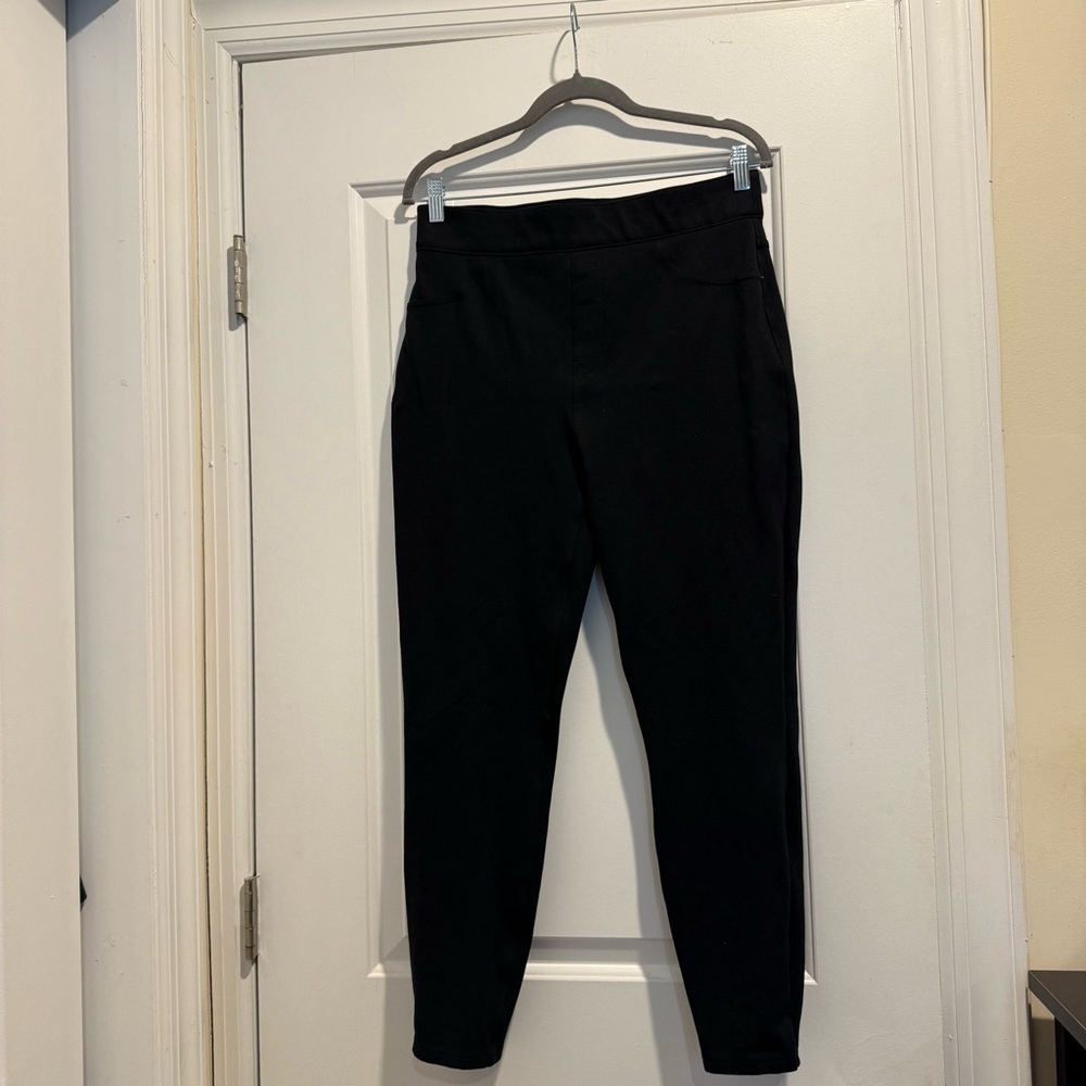SPANX The Perfect Black Ponte Ankle Pant - Size L